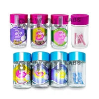 Babyjetter Infused Glass Storgae Jar Childproof Lock Aluminum Lid Glass Bottle Sticker Set Paper Display Box Customize Packaging 2