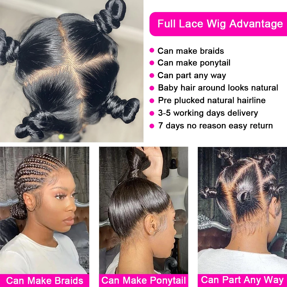 Water Wave Full Lace Wig Human Hair For Women HD Transparent Lace Frontal Wigs Brazilian Curly Lace Front Wigs Pre Plucked Remy