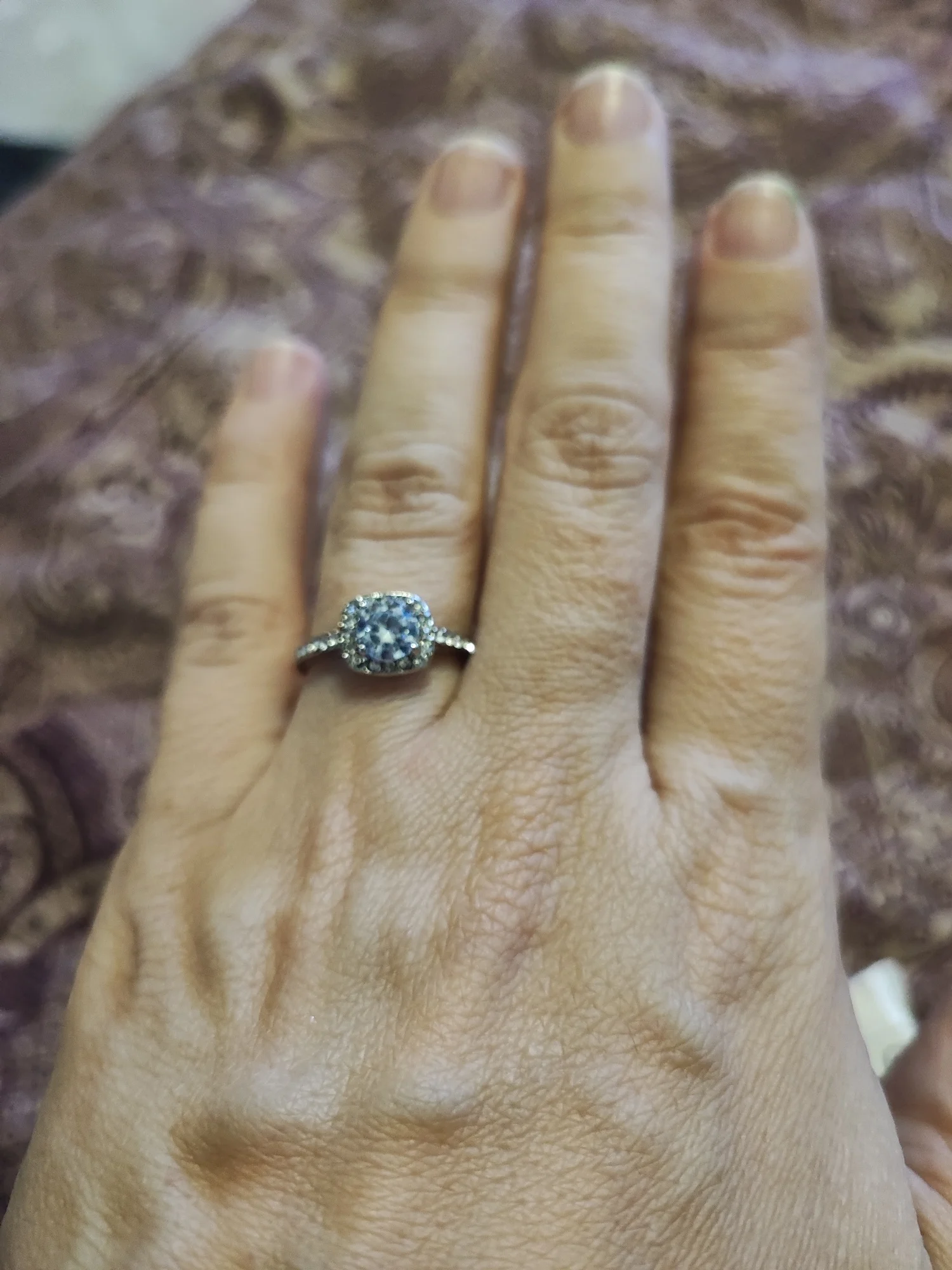 Classic Silver Color Wedding Rings photo review