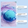 Soothing Bath Bombs Long Lasting Flower Fragrances Relaxing Exfoliating Ball Shower Moisturizing Stress Relief Salt Bubble Balls 3