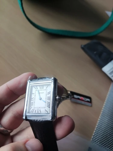 Sanda Brand Rectangular Wrist Watches For Women Silver Case Ladies Luxury Brand Genuine Leather Band Quartz Clock Zegarek Damski photo review