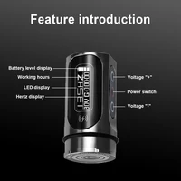 MAX Tattoo Machine Cartridge Pen 2400mAh Large Capacity Battery Coreless Motor Pen Machine For Tattoo Artists 4