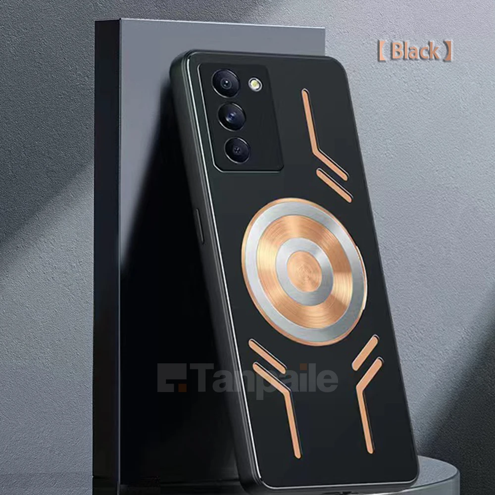 Enhanced Magnetic Cooling Case, Shockproof Copper Metal Heat Dissipation Cover