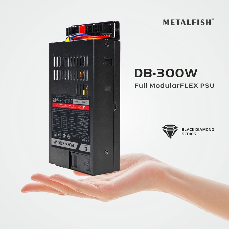 Fonte de Alimentação para pc Mini Itx Flex 300w Psu Modular Completa Atx 1u Pequeno Nas Pos Aio Computador Compacto
