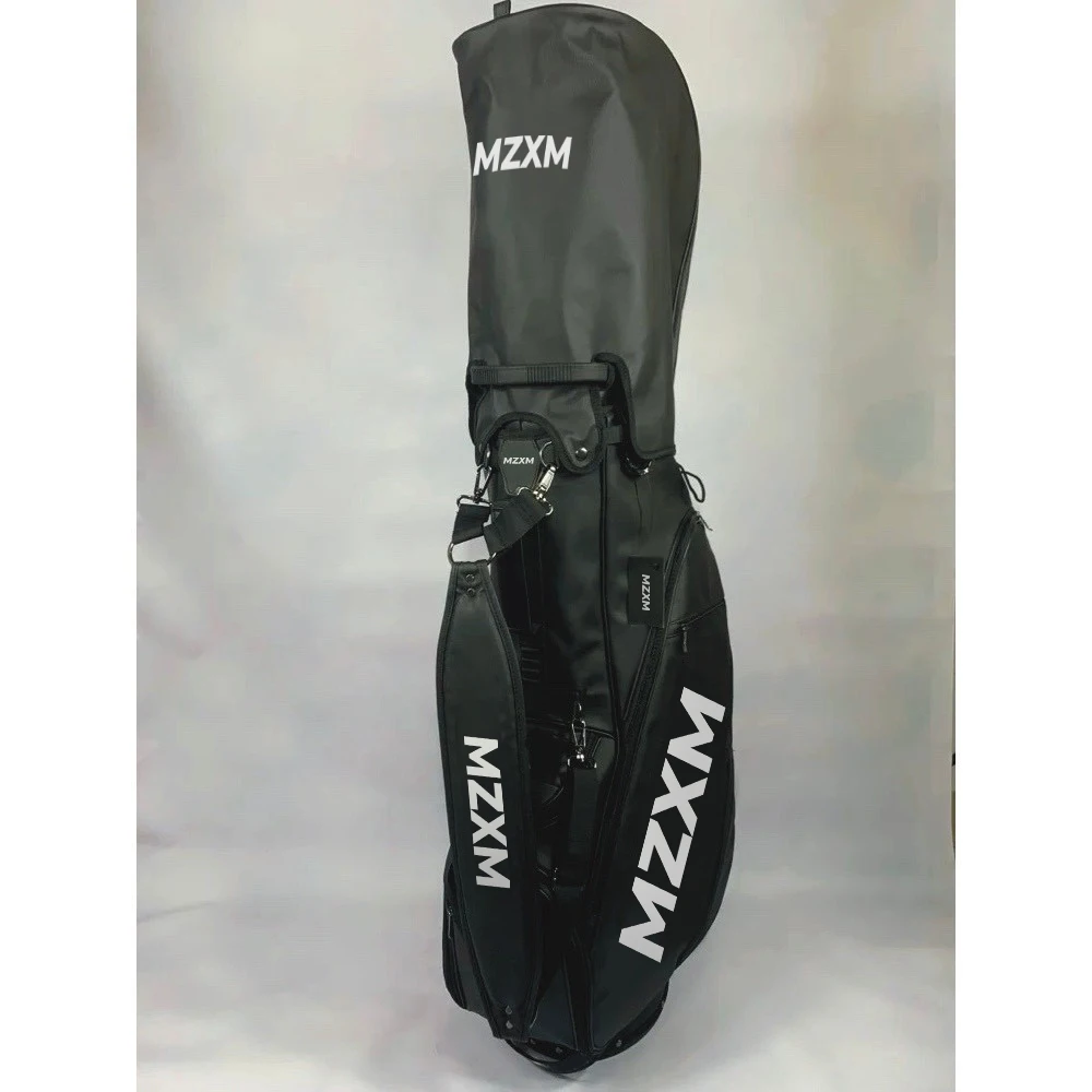 2024 Golf Club Bag for Men Luxury Style Black Color Golf Caddy Bag have Wheels Convenient for Golfer to Move Men's Golf Bag