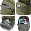 Tactical Bag Rover Shoulder Sling Pack Molle Assault Range PackS Diaper Day Bag for Men Traveling, Trekking, Camping 6