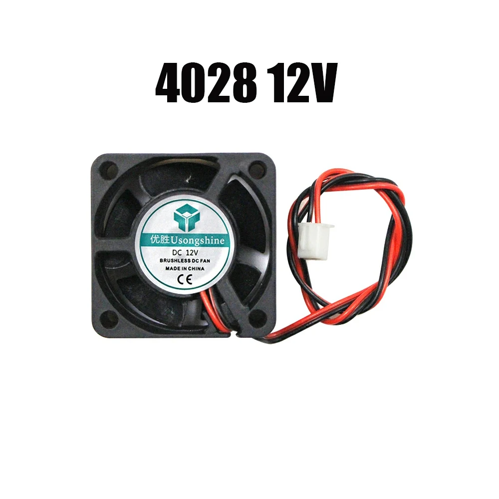 

500pcs(Line length: 700mm,Dual ball bearing )4028 12V DC Computer CPU Cooler Mini Cooling Fan 40MM 40x40x28mm