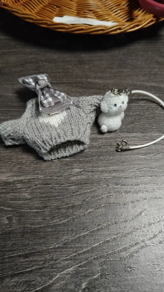 Labubu V1/V2 Doll Clothes: 15/17CM Macaron-Themed Outfit Set with Hair Accessories photo review