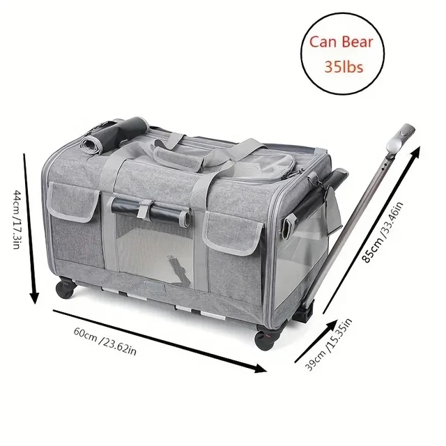 Extra Large Foldable Pet Trolley 4