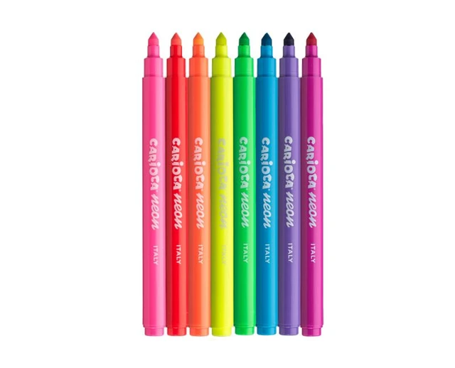 Feutres Neon - 8 Pcs SPÉCIAL CARIOCA