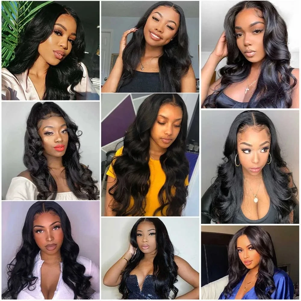 Yyong Body Wave Bundles With Closure Malaysian Hair 3/4 Bundles With Lace Closure 4x4 Remy Weaves Human Hair Bundle With Closure