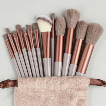 8/13PCS Makeup Brushes Set Fluffy Soft  for Beauty Cosmetics Foundation Blush Eyeshadow Kabuki Blending Makeup Brush Tools 1