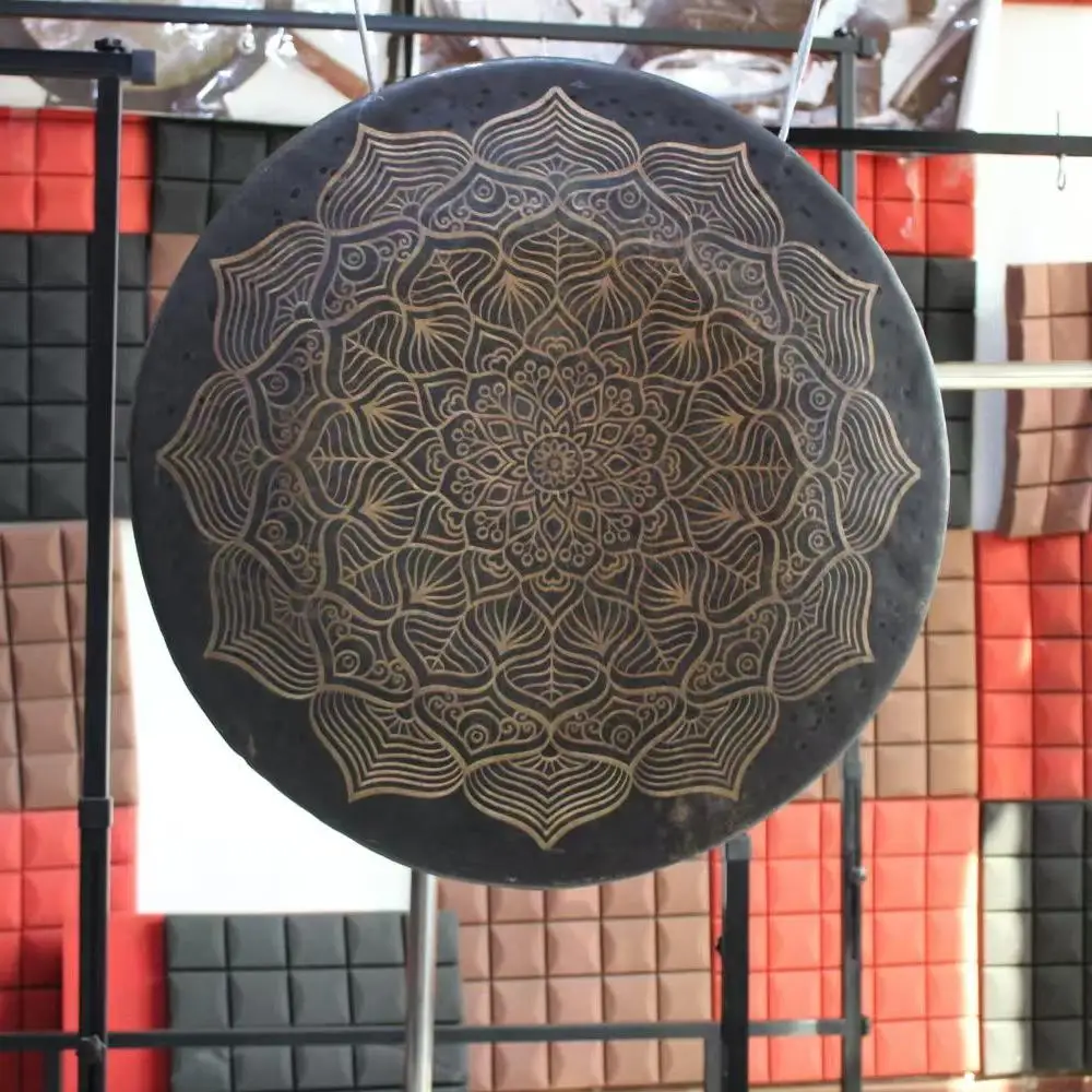 Arborea Sound Healing Gongs-Mandala Chau Gong 45-90cm with Mallet Long Sustain Meditation Gong for Yoga and Therapy Sound Bath