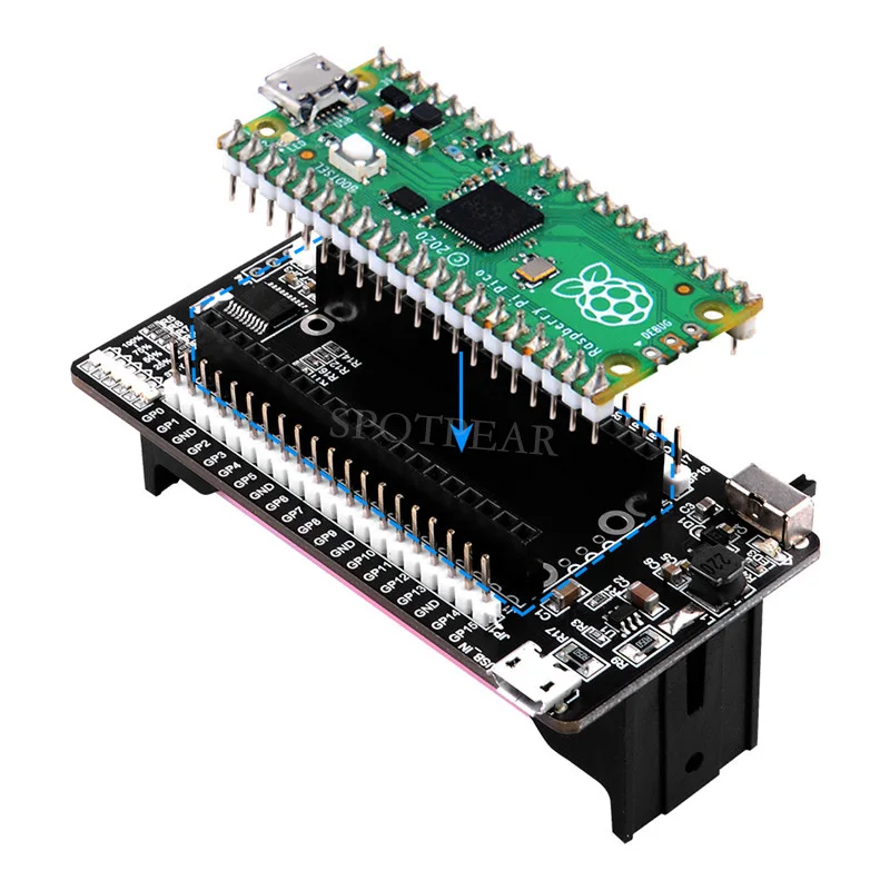 

Raspberry Pi PICO UPS power supply 18650 lithium battery UPS uninterruptible Power Module