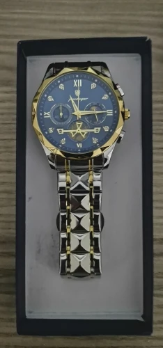 POEDAGAR Luxury Man Wristwatch Waterproof Luminous Chronograph photo review