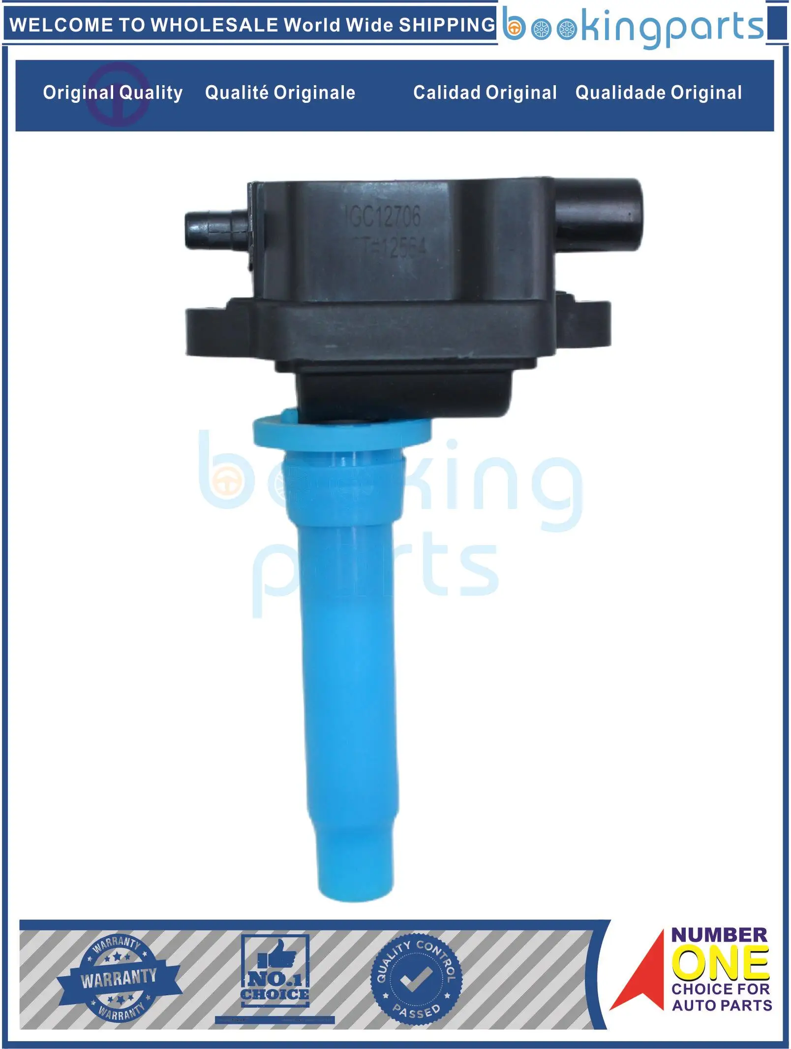 

IGC12706,0K24718100,K247-18-100,K24718100 Ignition Coil For KIA CARENS 00-, SPECTRA 00-04, CLARUS 96-01, SEPHIA 95-, SHUMA 97-04