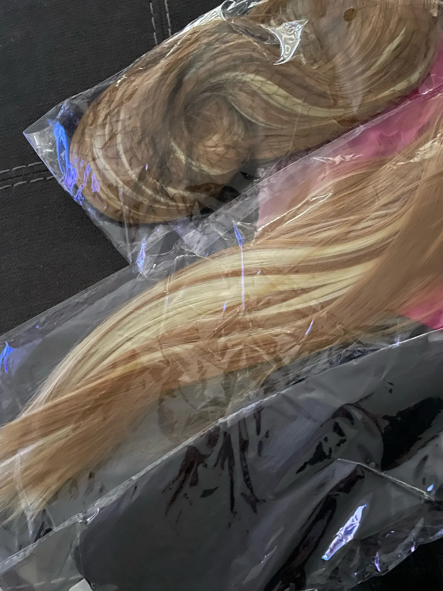 Lisix Synthetic Clip In Hair Extensions (5 Clips) photo review