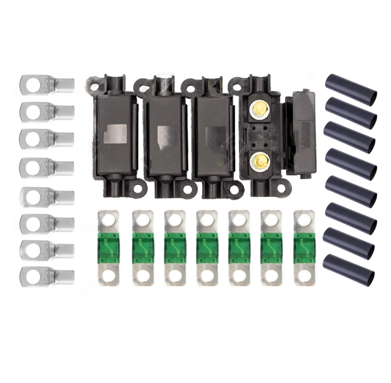 MIDI FUSE KIT 4 ANS Holder 8 x 20200 AMP Fuses to suit Redarc BCDC