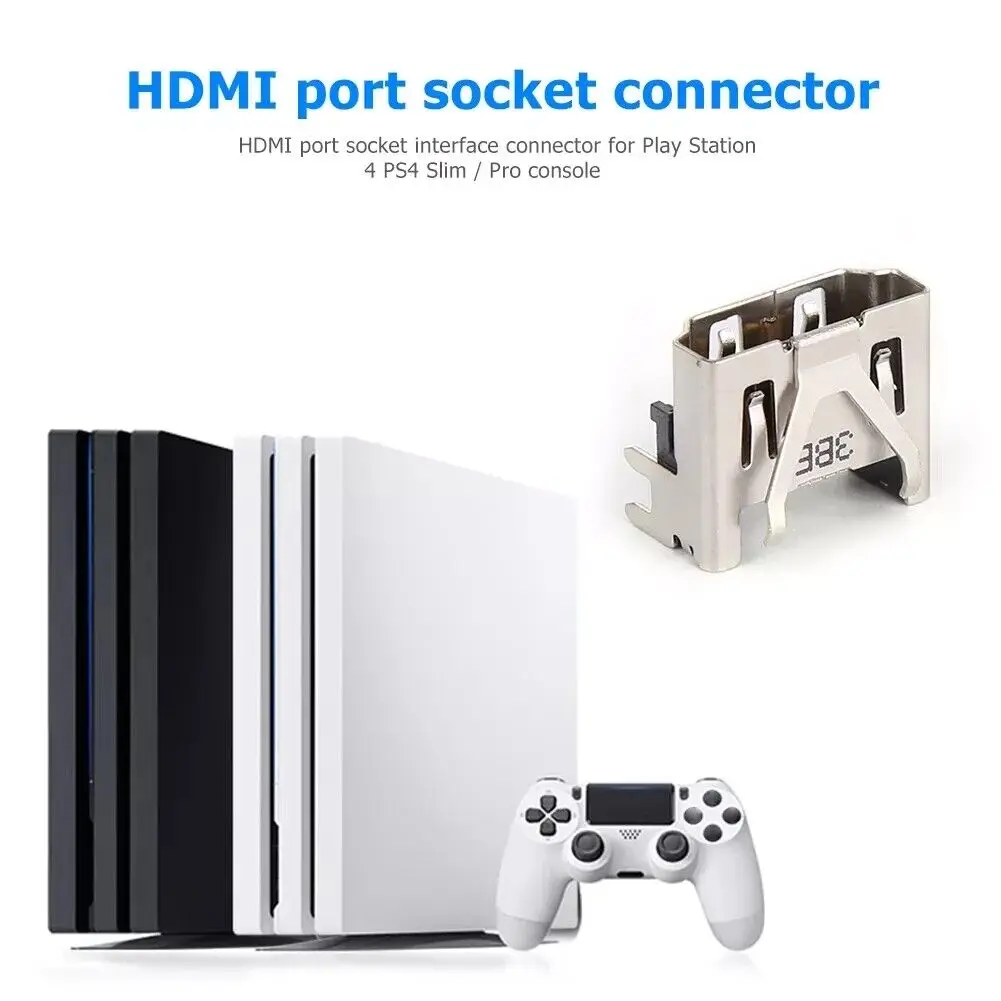Connettore Presa Porta Hdm Di Ricambio Da 2 Pezzi Per Console Ps4 Slim Ps4 Pro