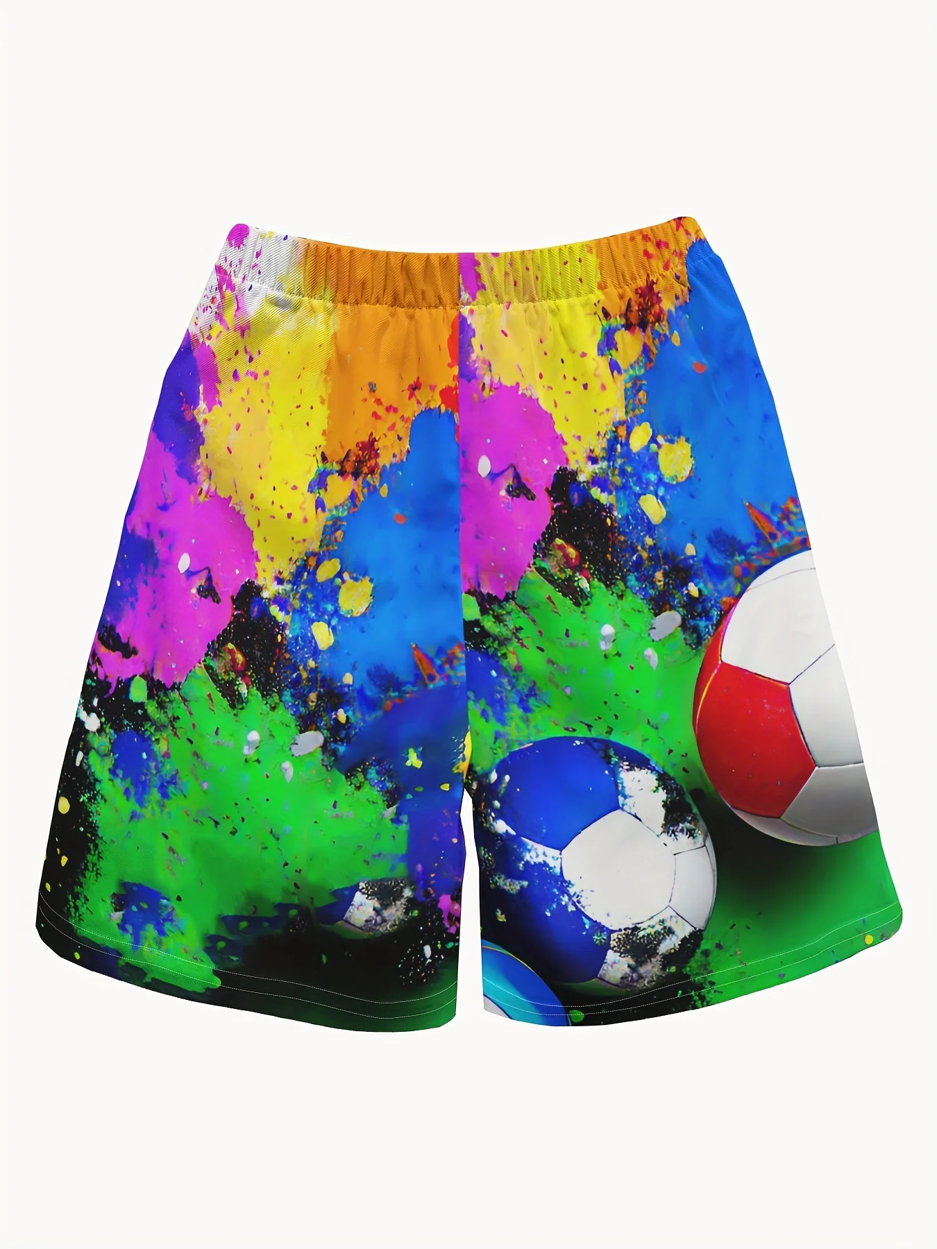 Children's 3D Printed Pattern Shorts Quick-Drying Sports Casual Pants Outdoor Picnic Comfortable Clothes For Boys And Girls