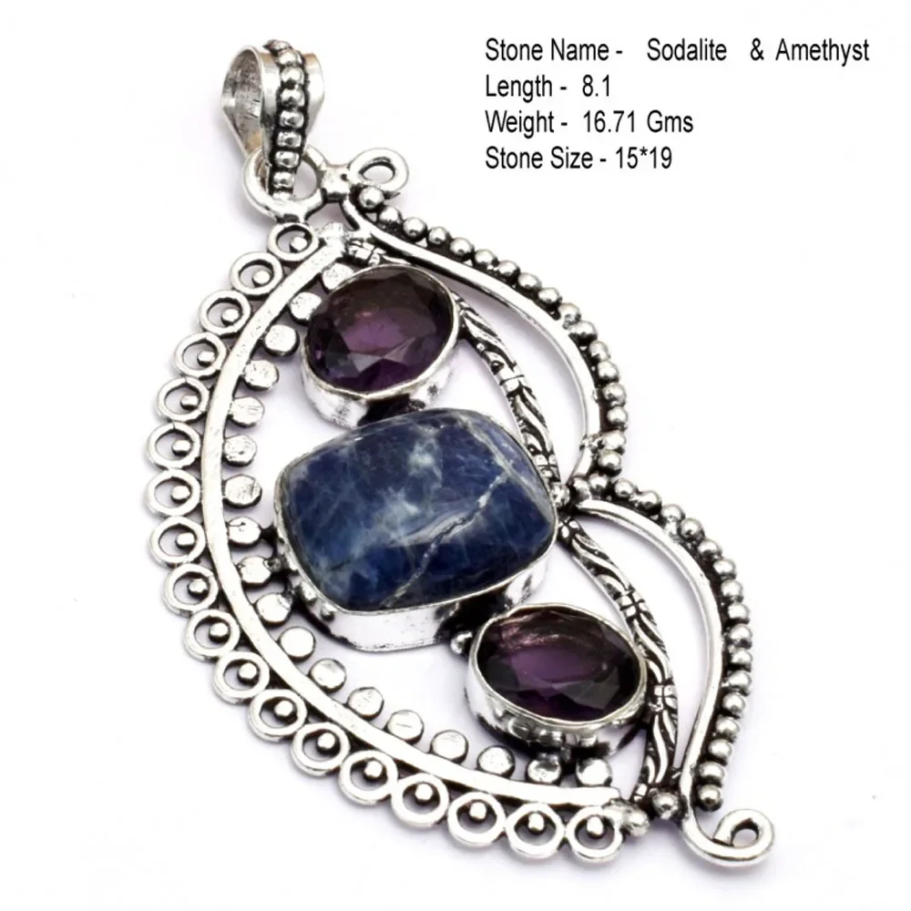 

Натуральный Лабрадорит Амазонит, агат, яшма, розовый кварц, лазурит, лунный камень, кулон с голубым топазом