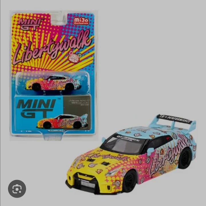 MINIGT TSM 1:64 742 GTR 35GT-RR Ver.1 LBWK Diecast Model Car