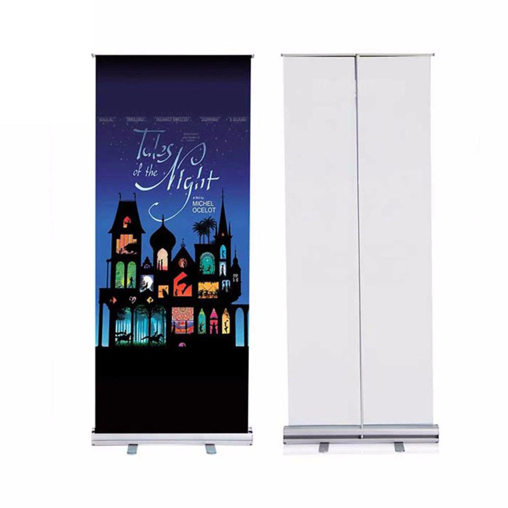 

80*200cm/85*200cm Aluminum Roll Up Banner Stand Portable Economical Advertising Show Display For Exhibitions