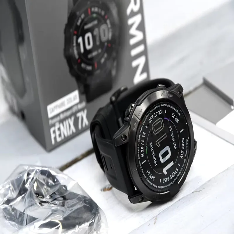 AUTHENTIC BUY 2 AND GET 1 FREE OFFER Fenix 6X 6S Pro Solar Edition Sapphire Multi sport GPS-Watch Black