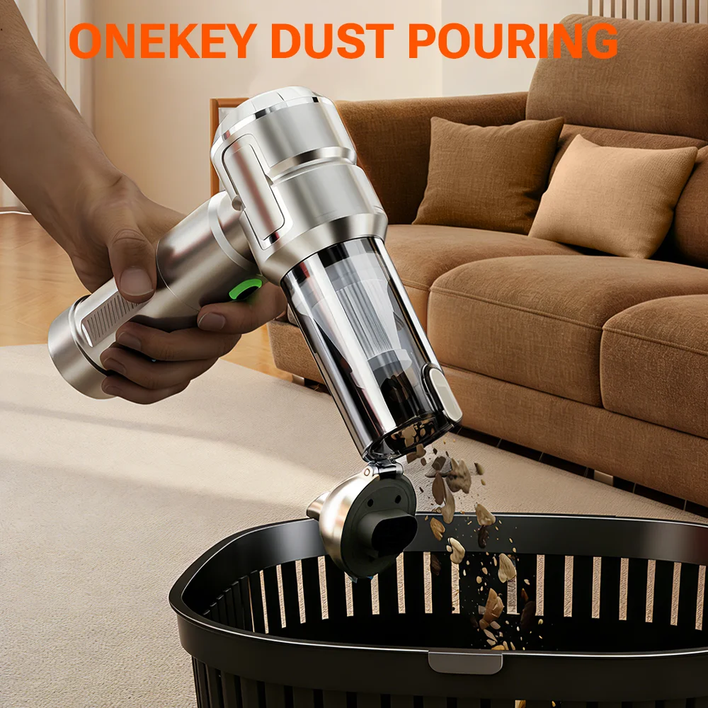 SZUK 2026 Portable Wireless Vacuum Cleaner Mini blower Multi New Car Vacuum Cleaner Powerful Handheld Cleaning Machine with LED 5