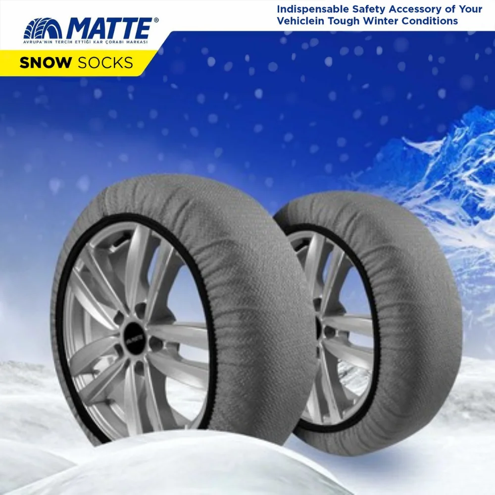 Matte Snow Tire Socks Automobile Safe Driving For Car Truck SUV Snow