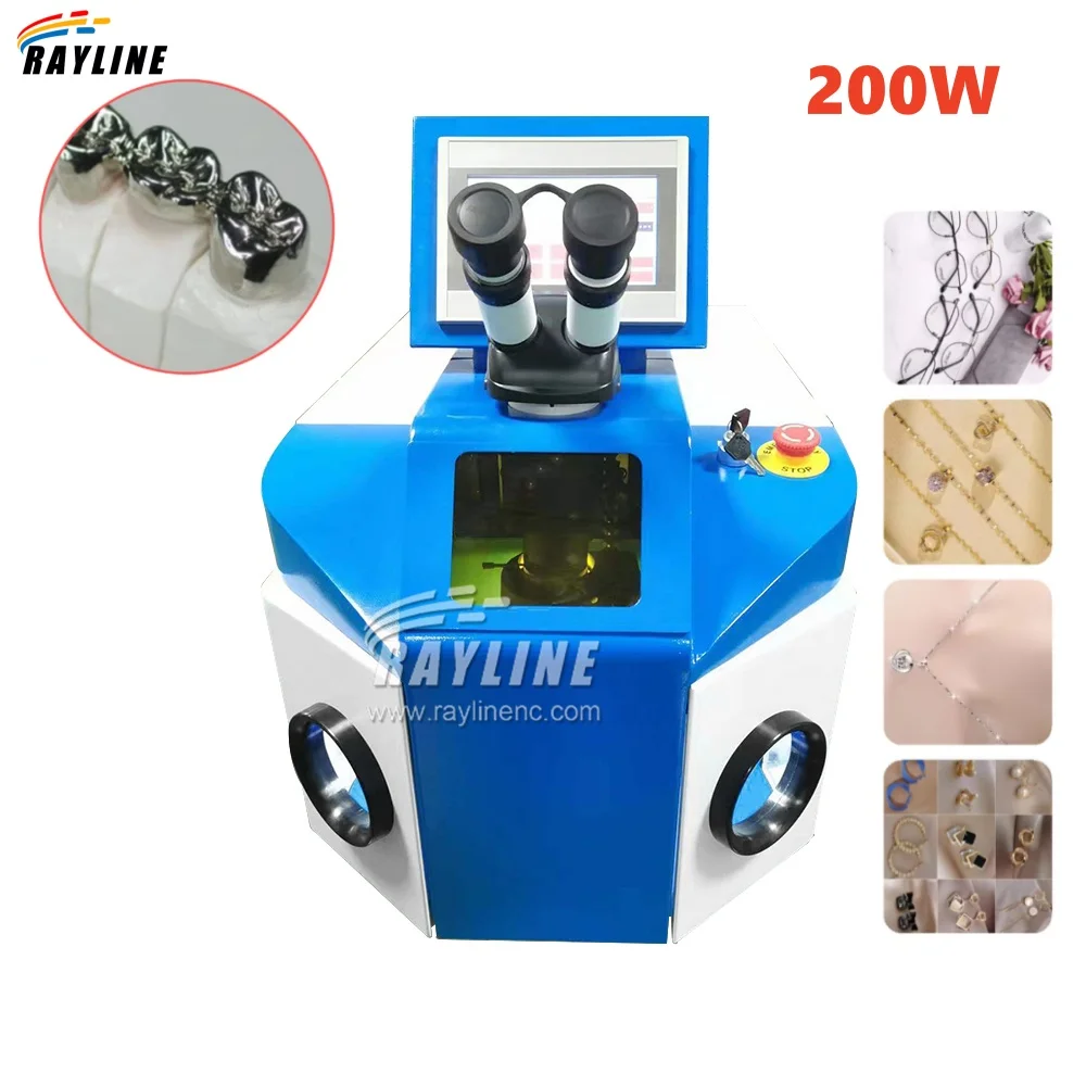 Desktop Laser Welding Machine for Jewelry with CCD 200W YAG