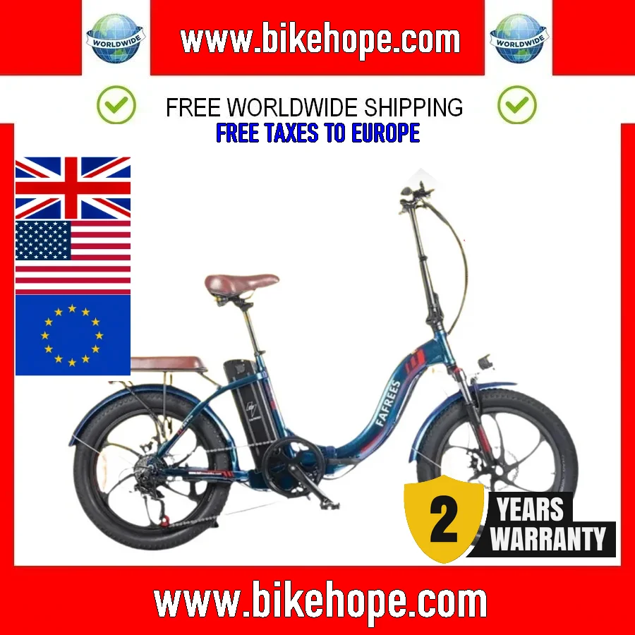 2024 Fafrees F20 Pro Bicicletta Elettrica Pieghevole 250W 36V 18Ah Mtb Mountain Bike Outdoor Fat Ebike Per Adulti