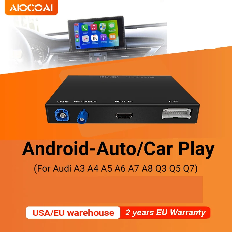 Décodeur Sans Fil Android Auto Et Apple Carplay, Pour Audi B9 A5/s5/a4