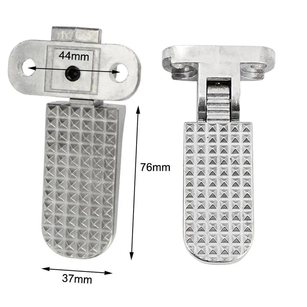 Pedali Pieghevoli In Metallo Per Bicicletta: Poggiapiedi Posteriori Antiscivolo. Accessori Pratici Per Mountain Bike E Bici Da Strada, In Acciaio Nero. Perfetti Per Trasportare Un Passeggero.