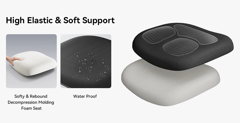 NEWTRAL MAGICH003 Ergonomic Chair, 3 Positions to Lock, Auto-Following Backrest,Adaptive Lower Back Support, 3D Armrest Recliner