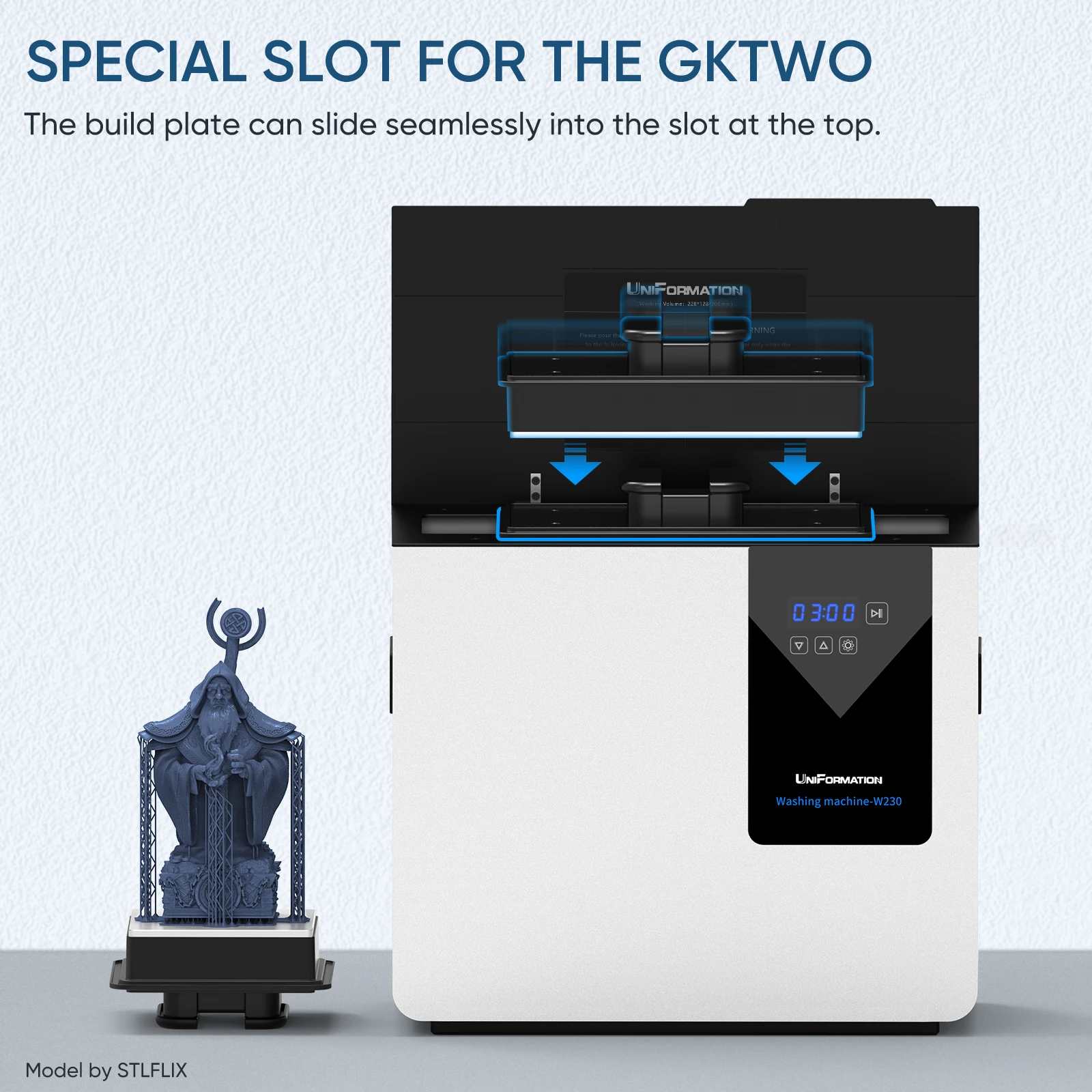 Uniformation GKtwo LCD 8K 3D Resin Printer 10.3 Heating Air purification  228*128*245 Intelligent for Resin - AliExpress