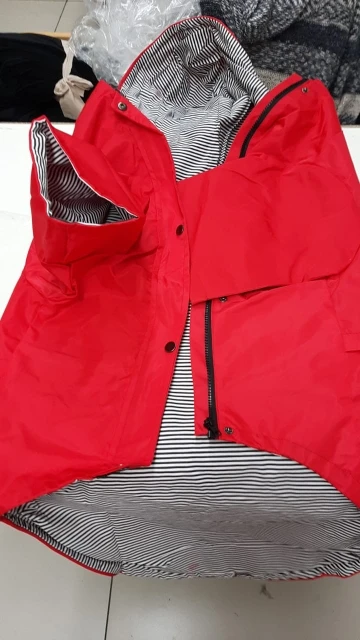 Dog Raincoat Windproof and Rainproof 4 Colors 8 Sizes photo review
