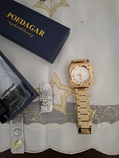 POEDAGAR Luxury Elegant Square Ladies Watch photo review