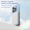 5000 Mah Wireless Magnetic Power Bank, 15 Watt Fast Charging Mobile Power Supply, Portable Magnetic Charger, Suitable for All Apple Devices Adsorption Is Recharged. Outdoor Emergency Power Supply 5