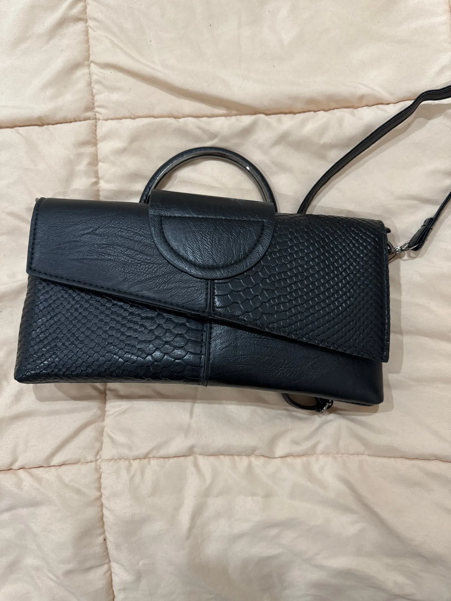 Soft PU Leather Handbag Women Luxury Purses photo review