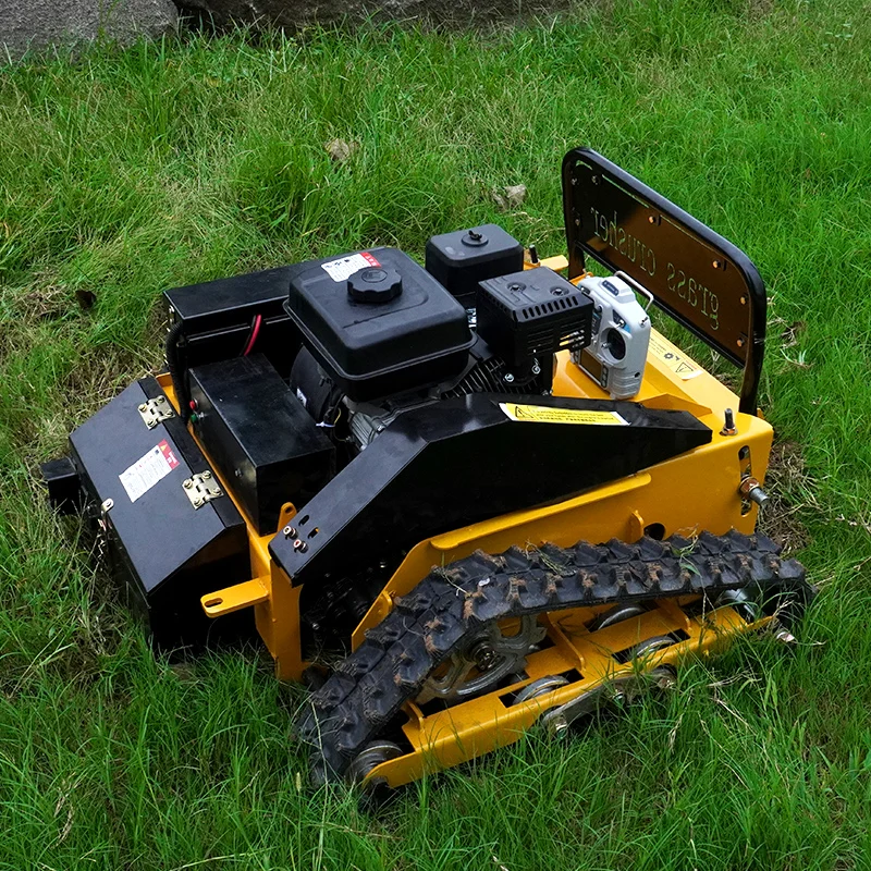 Customized TZ550S Factory price smart 24V 225cc remote lawn mower Flail Mower for sale 3