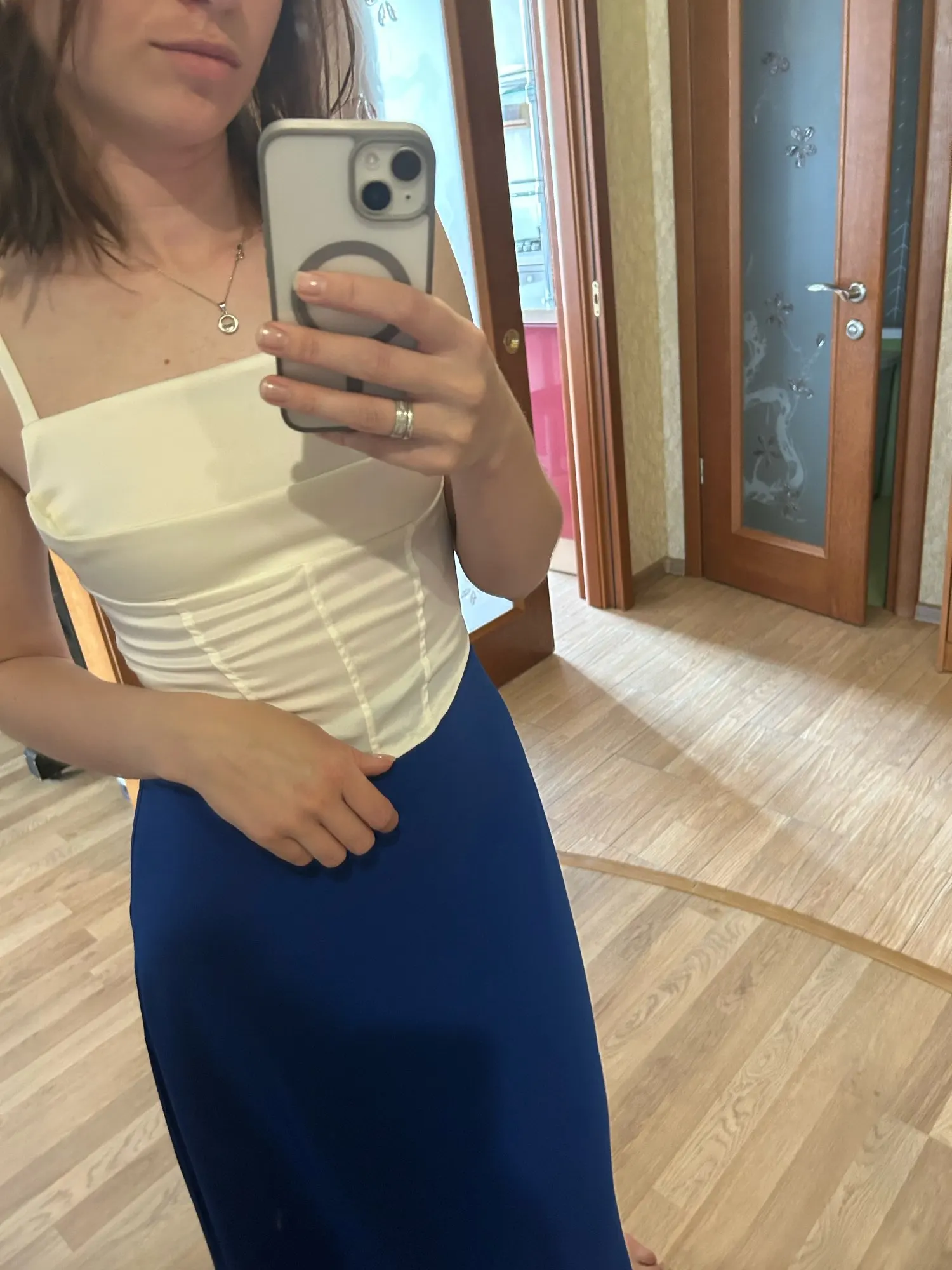 Backless Bandage Spaghetti Strap Crop Top - Lace-Up Camisole photo review