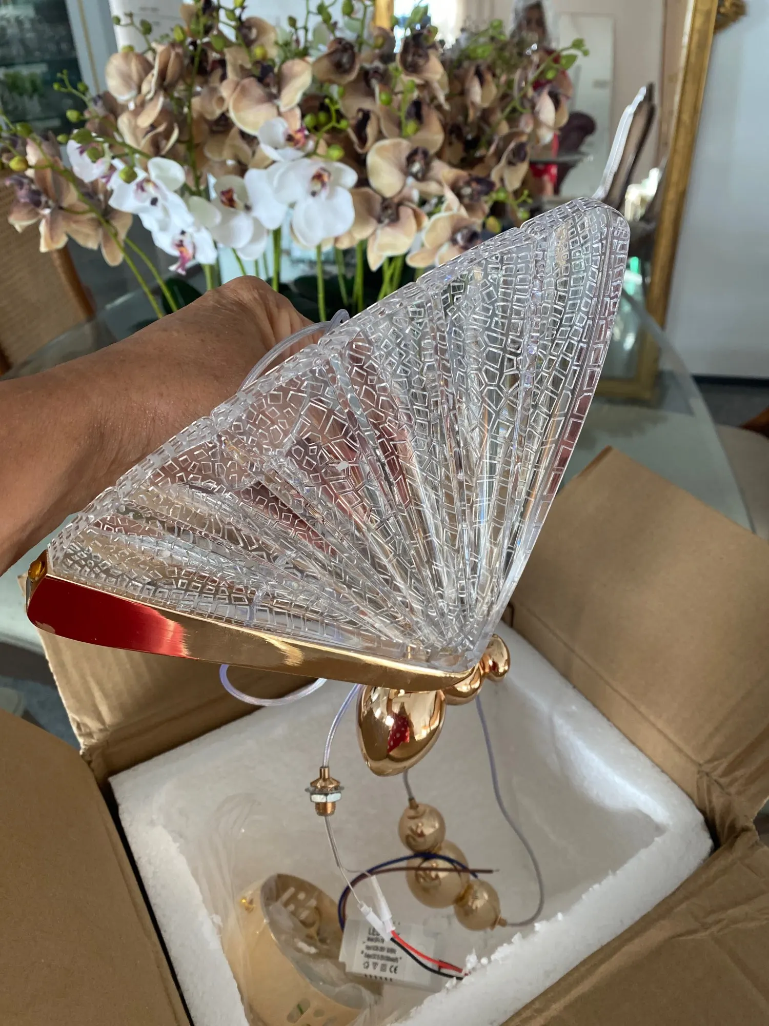 Butterfly Bliss, LED Pendant Lights for Enchanting Indoor Lighting in Bedside, Living, Dining, and Kitchen Spaces photo review