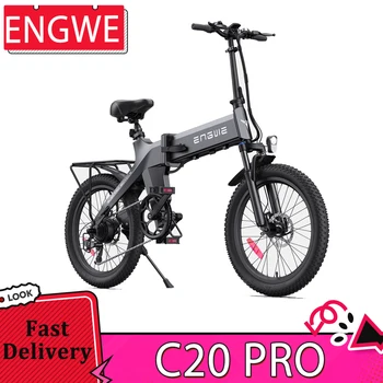 Engwe C20 Pro opvowbare Elektrische Fiets 20*3.0 pollici Vet Banden Bafang 250W Borstelloze Motor 36V 15.6Ah batteria 25 Km/h Max