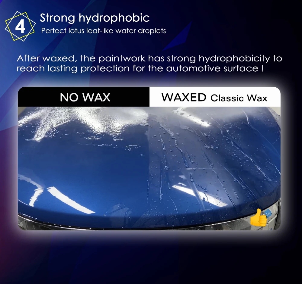 DETAILING KING 150/250ml Car Wax Crystal Plating Set Hard Glossy Wax Carnauba + Advanced Ploymers Depth Shine Car Maintenance adams detailing