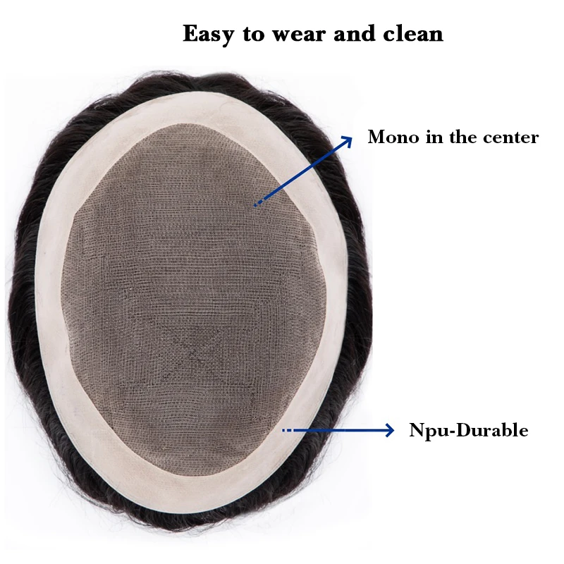 Рисунок 5 - Моно мужской парик Прочный Мужской