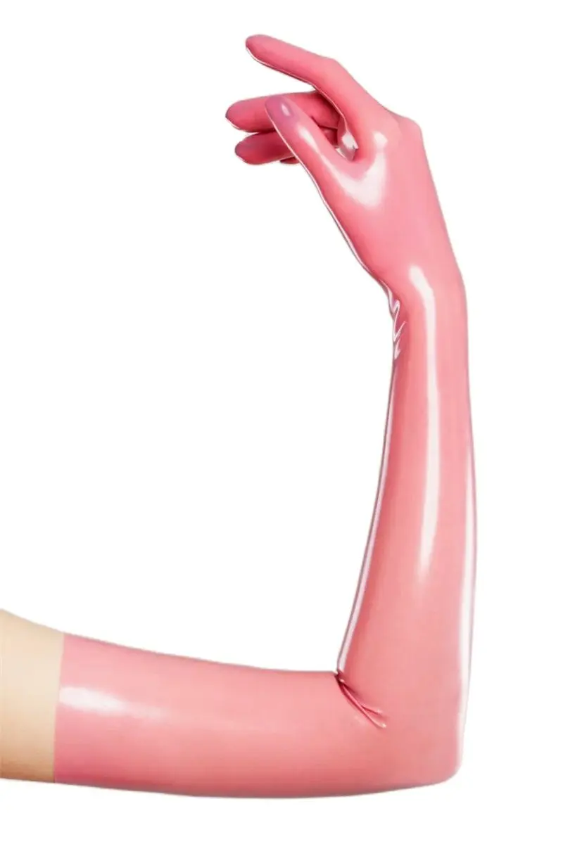 Latex Fetish Gloves Women Long Opera Sexy Gloves