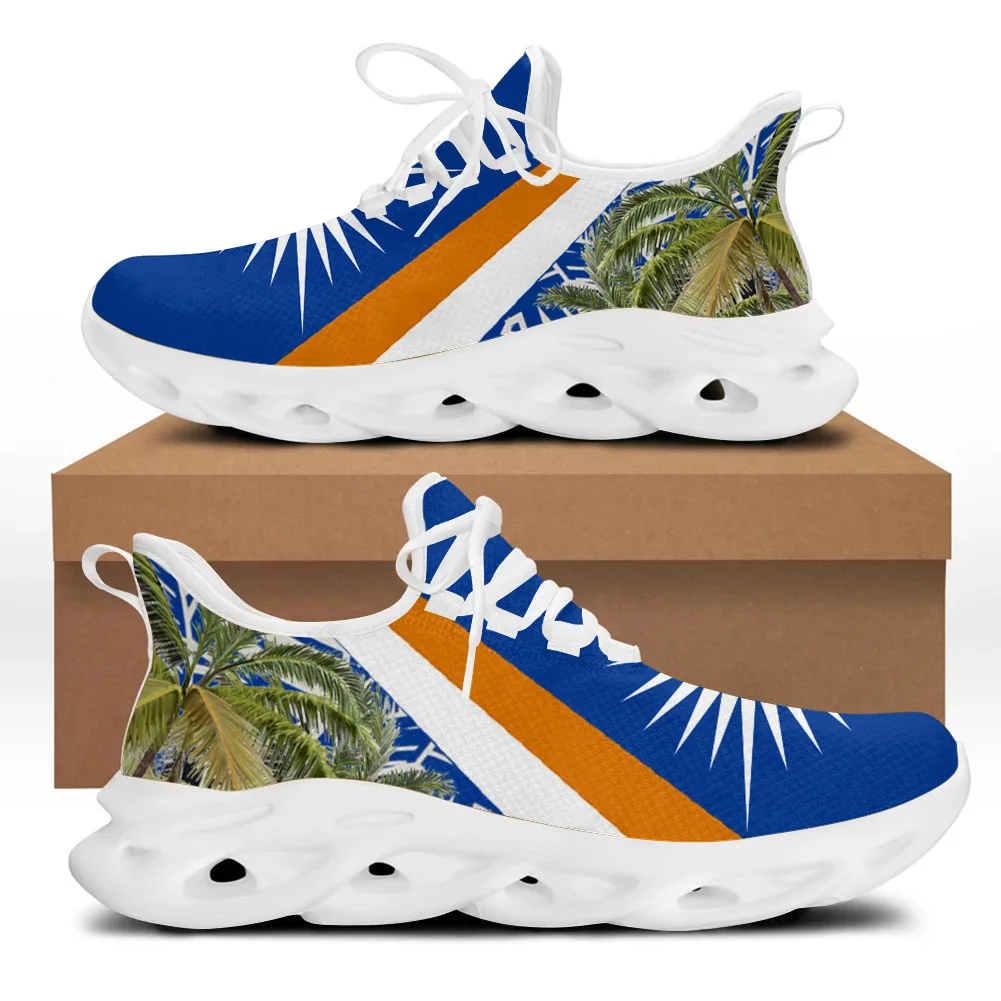

Classic Print Marshall Flag Men Shock Absorption Mesh Breathable Male Shoes Outdoor Casual Comfortable Lightweight Shoes