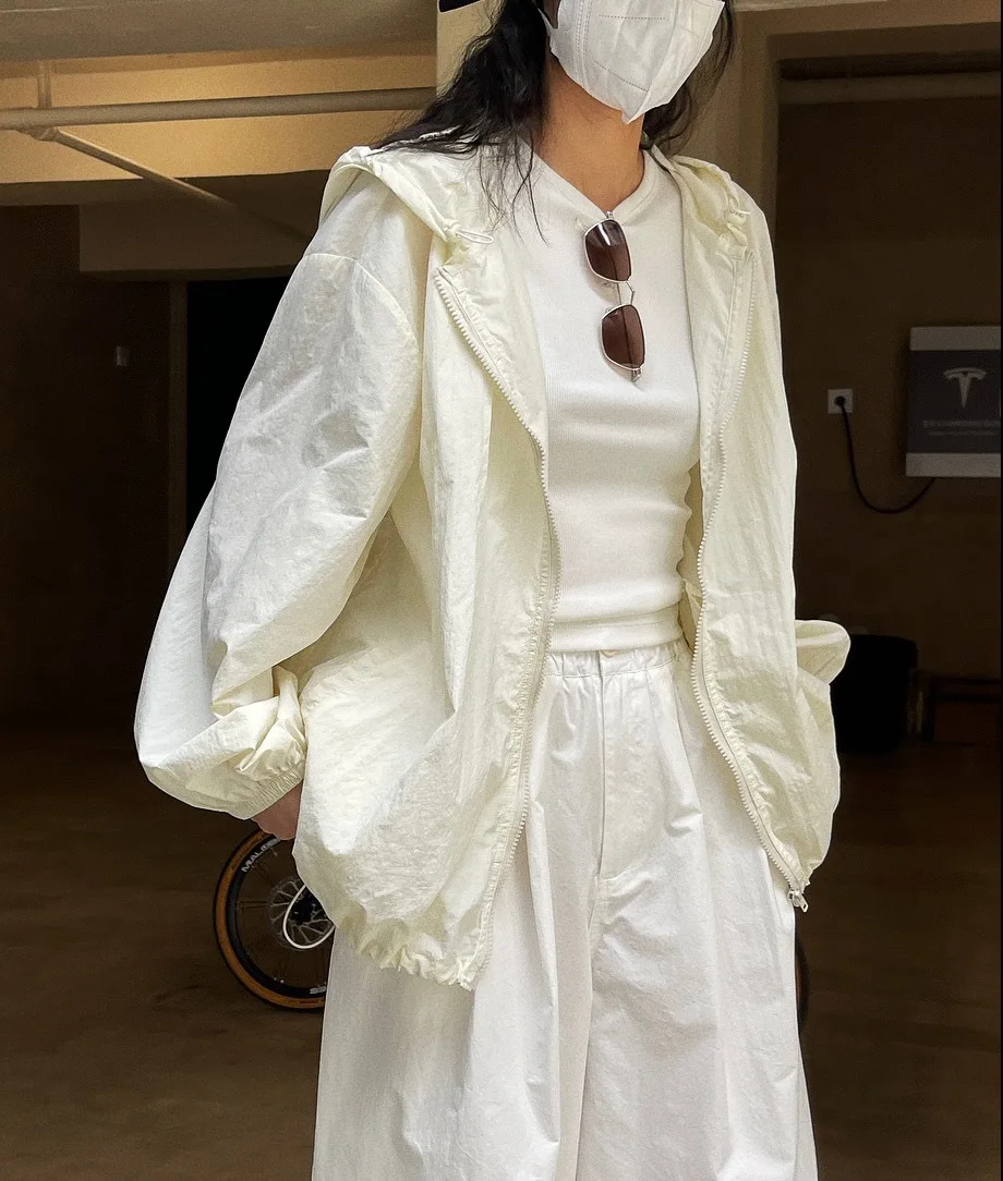 

spring summer woman rain coat