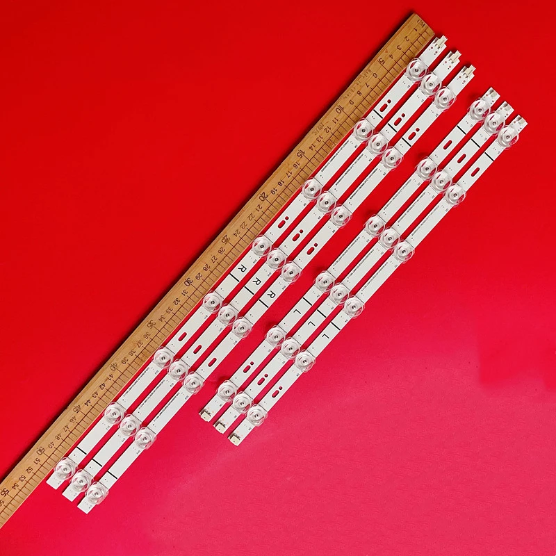5/10 Kit Striscia Di Retroilluminazione A Led Per Hisense 50 A7100F 50A7100Ftuk 50 A7120F 50 Ae7000F 50 H6500G Muslimate 50 H6500 Hd500X1U91-L3